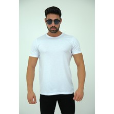 JettStore Erkek Slim Fit Bisiklet Yaka %100 Pamuklu Basic Tişört