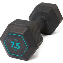 Decathlon Corength Kauçuk 7,5 kg Dambıl - Siyah - Hex - Kas Geliştirme / Crosstraining