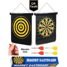 CK Spor Magnet Dartboard  Mıknatıslı Dart Oyunu Mıknatıs Uçlu Çift Taraflı Manyetik Dart