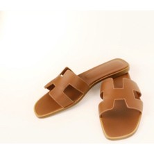 Passionis Hermes Slipper - Women Slipper - Hermes Terlik - Kadın Terlik - Hermes