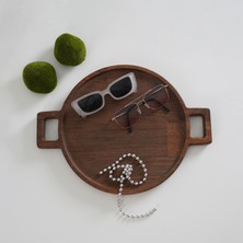 Koza Wood Art Doğal Ahşap Sunum Tahtası, Sunum Tepsisi, Servis Tahtası Kayın Ağacı