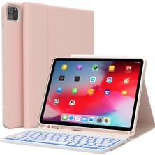 Fogy Ipad Pro 4.nesil 11" Inç (M2 Çipli) 2022 Uyumlu Bluetooth Türkçe Q Klavyeli Kılıfı (Tablet Değildir)