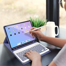 Fogy Apple Ipad Air 5 Nesil M1 Çipli 10,9 Uyumlu Bluetooth Türkçe Q Klavyeli Kılıfı (Tablet Değildir)