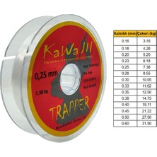 Kawa Jıl Trapper 300M Şeffaf Monofilament Misina