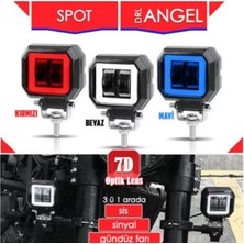 C9 Motosiklet Sis Farı Angelli 2 Adet Beyaz