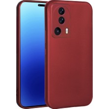 kilifone - Xiaomi Mi 13 Lite - Kılıf Mat Soft Premier Silikon Kapak - Kırmızı - T27031