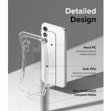 Deppo Trend Samsung Galaxy A54 Uyumlu Kılıf 3D Kamera Korumalı Kamera Çıkıntılı Koruyucu Darbe Önleyici Şeffaf Transparan Esnek Silikon