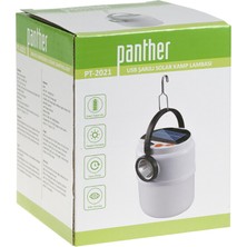 Panther PT-2021 USB Şarjlı Solar Kamp Lambası