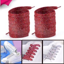 Airyfoot Airyfoot Bordo 120 cm Simli Yassı Bağcık, Bot, Spor, Converse, Günlük Ayakkabı Bağcığı