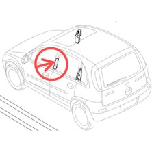 Muga Opel Corsa C Orta Direk Kapağı 2 ' Li Takım 2 Adet - 1.sınıf Kaliteli Ürün