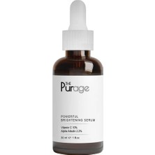 The Purage Powerful Brightening Serum (Vitamin C 10% + Alpha Arbutin 2.2%) - Güçlü Aydınlatıcı Serum