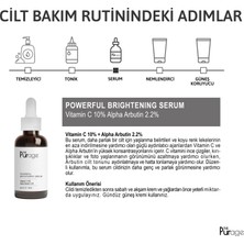 The Purage Powerful Brightening Serum (Vitamin C 10% + Alpha Arbutin 2.2%) - Güçlü Aydınlatıcı Serum