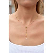 Papatya Silver 925 Ayar Gümüş  Dorika Toplu Sim Kadın Kolye