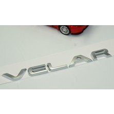 Dk Land Rover Range Rover Velar Bagaj Gri Abs Logo Amblem