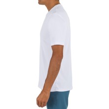 Decathlon OLAIAN Erkek UV Korumalı Tişört - Beyaz - WATER