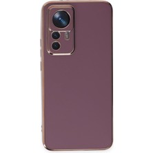 Plus Xiaomi Mi 12T / Mi 12T Pro ile Uyumlu Platin Krom Volet Kılıf