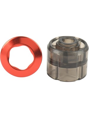 Zigver Alüminyum Alaşımlı Malzeme Bling Yüzük Kırmızı