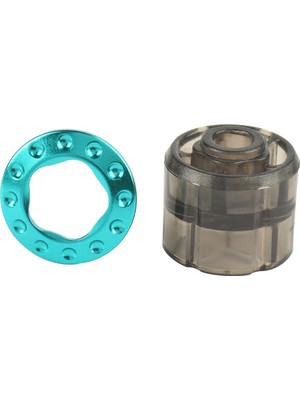 Zigver Alüminyum Alaşımlı Malzeme Bling Yüzük Yeşil