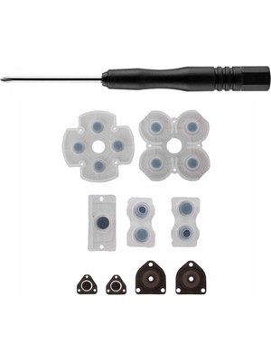 Pop Konsol Playstation 4 Tamir 001 010 011 İç Lastik Silikon ve Tornavida Seti PS4 Kol Yedek Parça