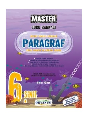 Okyanus Yayınları 6. Sınıf Master Paragraf Soru Bankası