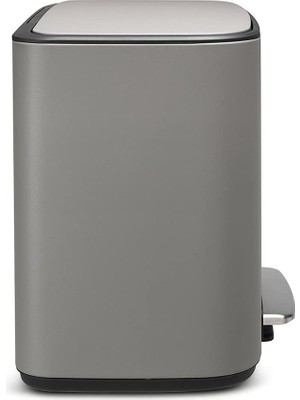 Brabantia Evrekala Shop Çöp Kutusu 36 Lt Brabantia Mineral Gri New Series Bin Trash Can 10 Yıl Garantili