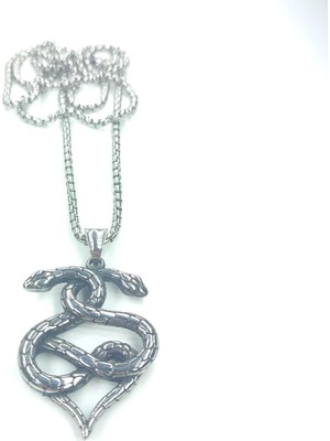 Tedz Collection Love Of Snakes Çelik Kolye