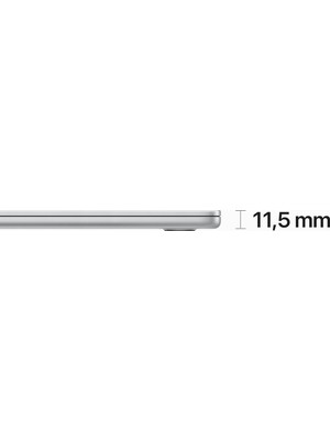 Apple MacBook Air M2 Çip 8GB 256GB SSD macOS 15" Taşınabilir Bilgisayar Gümüş MQKR3TU/A