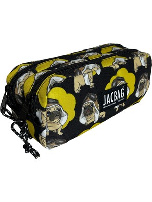 Jacbag Dual Pouch-İki Bölmeli Kalem Kutusu