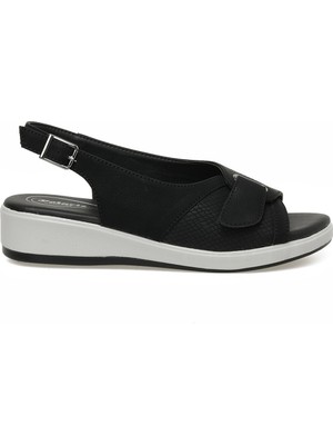 Polaris 164443.Z3FX Siyah Kadın Comfort Sandalet