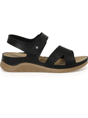 Polaris 164400.Z3FX Siyah Kadın Comfort Sandalet