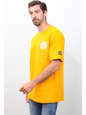 Sar-Esh Orange Company Sırt Baskılı 3 Iplikli Oversize T-Shirt