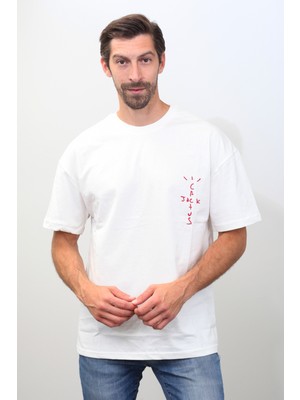 Sar-Esh Jack Cactus Sırt Baskılı T-Shirt