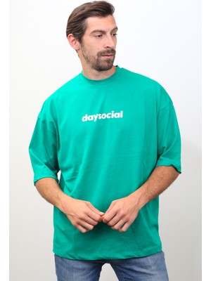 Sar-Esh Daysocial Sırt Baskılı T-Shirt