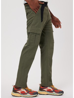 Lee Cooper Yüksek Bel Regular Straight Açık Haki Erkek Chino Pantolon 232 Lcm 221005 Rıcky Nd1 A.haki