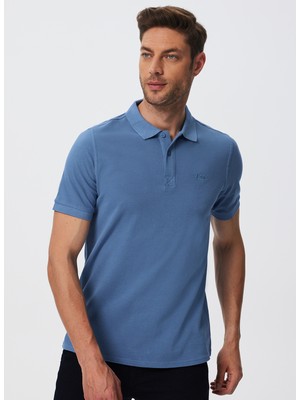 Lee Cooper Polo Yaka Lacivert Erkek T-Shirt 232 Lcm 242037 Newmıxed Lacivert