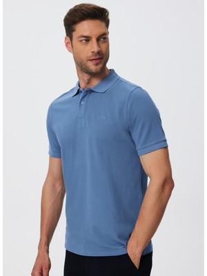 Lee Cooper Polo Yaka Lacivert Erkek T-Shirt 232 Lcm 242037 Newmıxed Lacivert