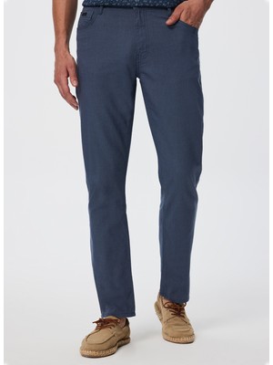 Lee Cooper Yüksek Bel Regular Straight Gri - Mavi Erkek Chino Pantolon 232 Lcm 221005 Rıcky Nd1 Gri Mavi