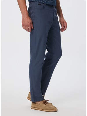 Lee Cooper Yüksek Bel Regular Straight Gri - Mavi Erkek Chino Pantolon 232 Lcm 221005 Rıcky Nd1 Gri Mavi