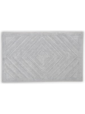 Schafer Home Tiara Pamuklu 2'li Banyo Paspası 50 x 60 cm - 60 x 100 cm - Gri