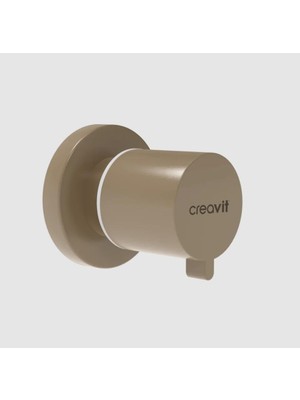 Creavit Aç - Kapa Ara Kesme Valfi 1/2 - 1/2 Mat Cap