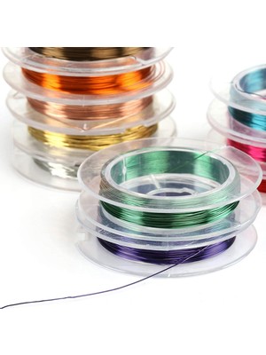 Hayal Sepeti Başlangıç Filografi Sanatı Makara Tel - 0.2mm Ince - 10 Farklı Renk