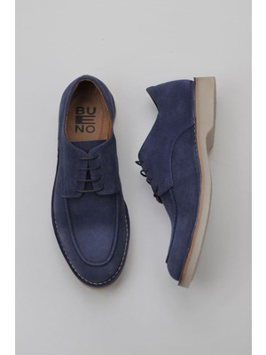 Bueno Shoes Lacivert Süet Erkek Klasik Ayakkabı 10M00741