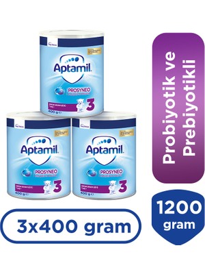 Aptamil Prosyneo 3 Çocuk Devam Sütü 400 gr 1 Yaş+ x 3 Adet