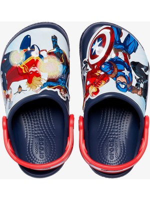 Crocs Avengers Patch Clog Lacivert Erkek Çocuk Terlik 207069-410