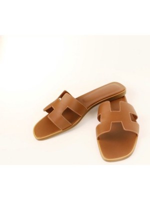 Passionis Hermes Slipper - Women Slipper - Hermes Terlik - Kadın Terlik - Hermes