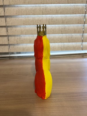Kybele Desing Sarı Kırmızı Aslan