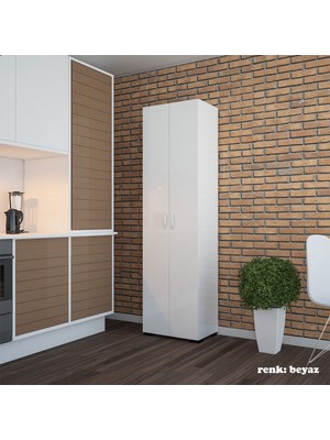 Modilayn 8 Raflı Çok Amaçlı Dolap Banyo Dolabı