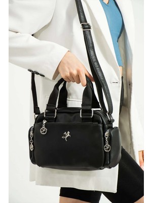 Lifonbag Kadın 3 Bölmeli Su Geçirmez Uzun Çapraz Askılı Omuz Çantası 1145-LF