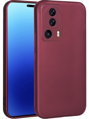 noktaks - Xiaomi Mi 13 Lite - Kılıf Mat Soft Premier Silikon Kapak - Mürdüm - T27031