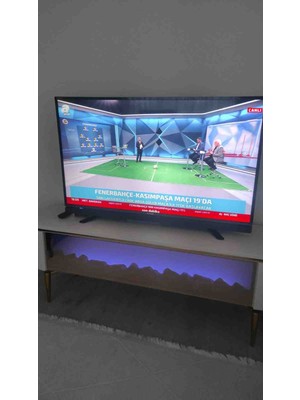 Evnesya Desing Tv Sehpası Full Şömineli 170 cm Beyaz